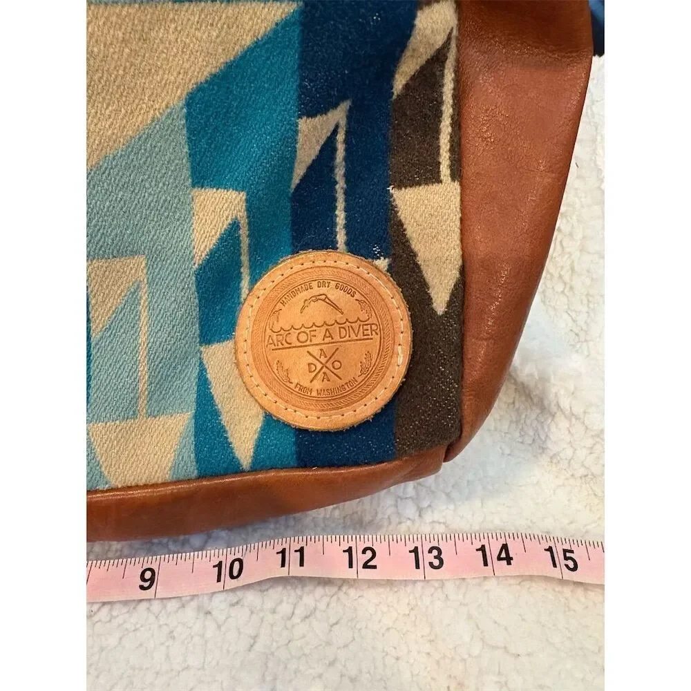 Arc Of A Diver Women's Multicolor Geometric Shoulder Bag Vintage Chic - Picture 2 of 11